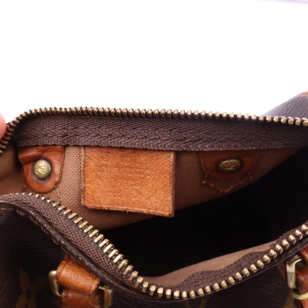J2786 Louis Vuitton Top Handle Bag Nano Speedy 25 | Pre-Owned Excellent Brown Monogram canvas