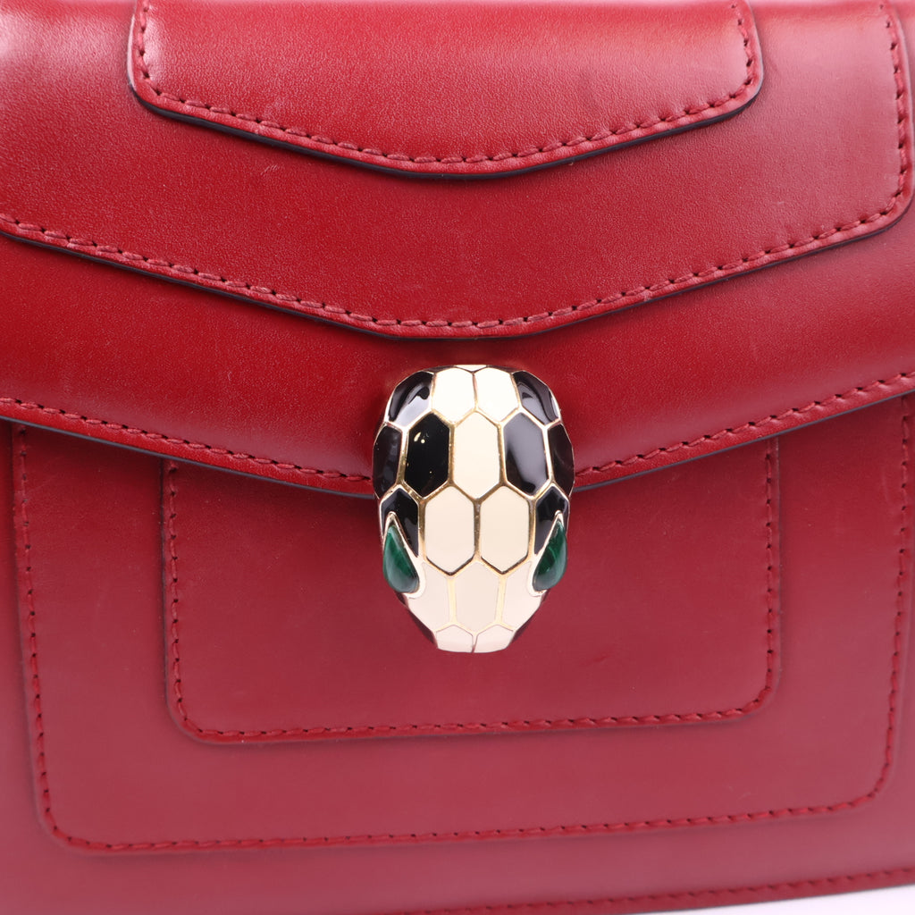J2788 Bulgari Crossbody Bag Serpenti Forever | Pre-Owned Excellent Leather