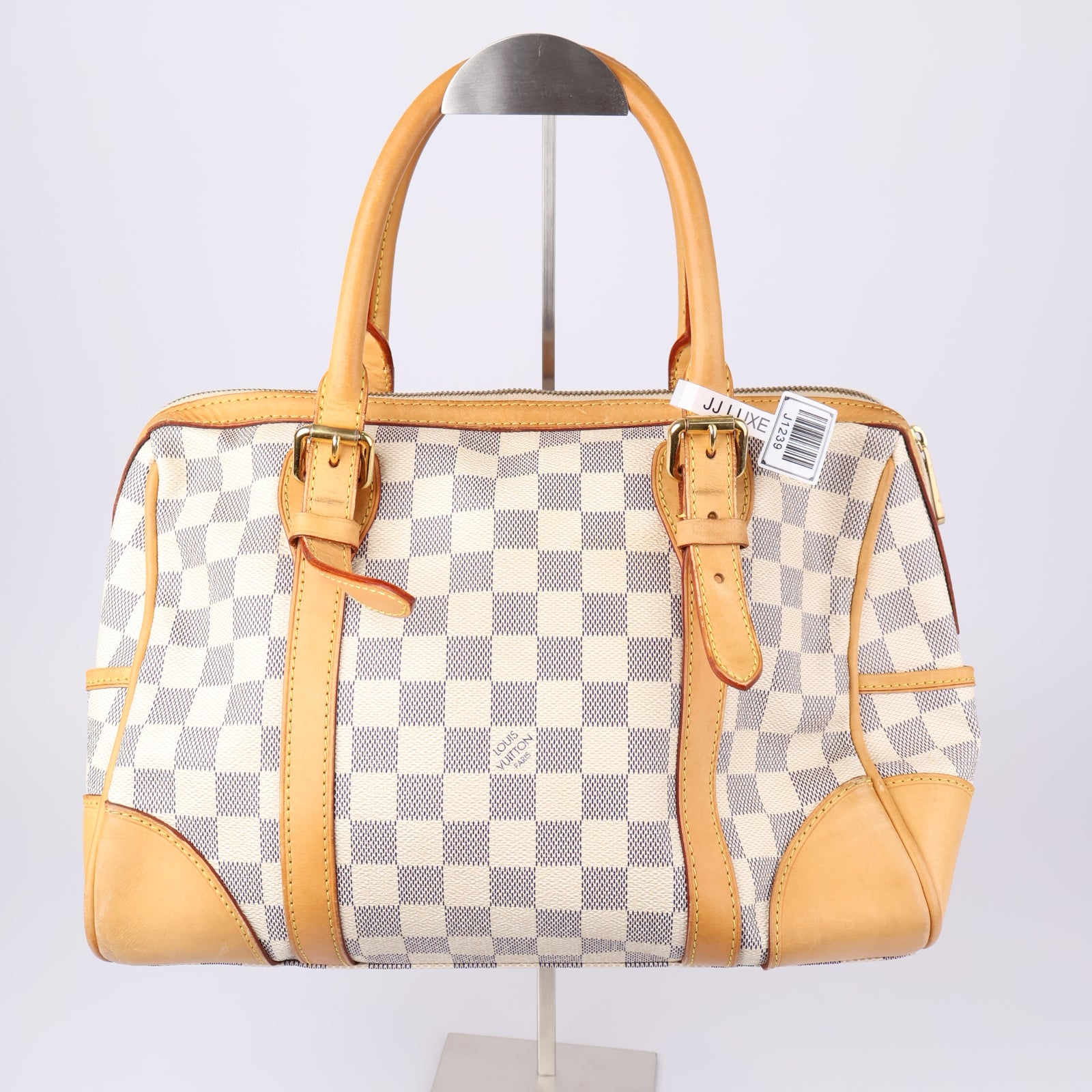 J1239-LOUIS VUITTON Berkeley Damier Azur Canvas- Pre Owned