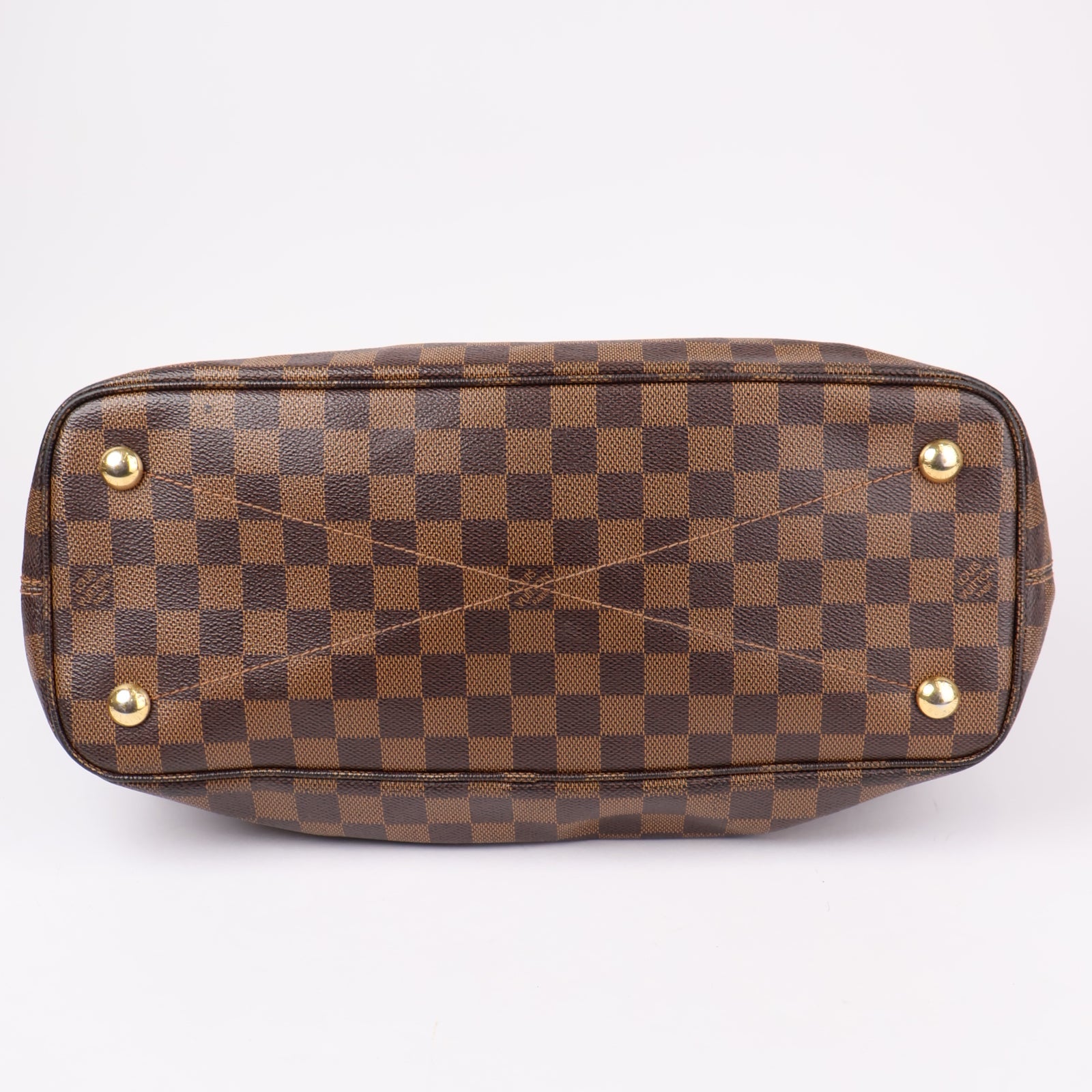J1240-Louis Vuitton Damier Ascot Handbag Damier ebene- Pre Owned