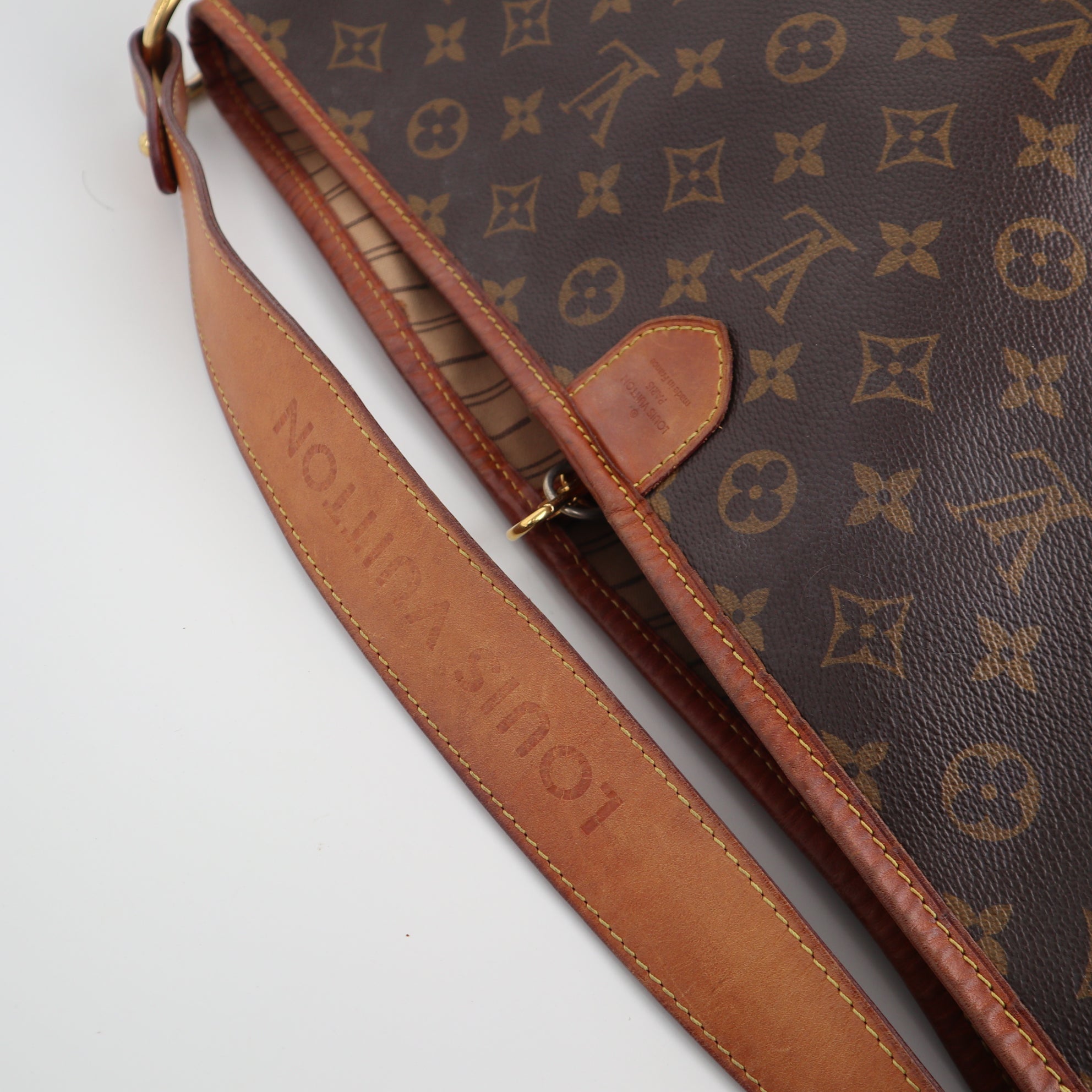 Louis Vuitton Monogram Canvas Delightful MM Shoulder Bag C1763 | Pre-Owned Very Good Brown Monogram Canvas