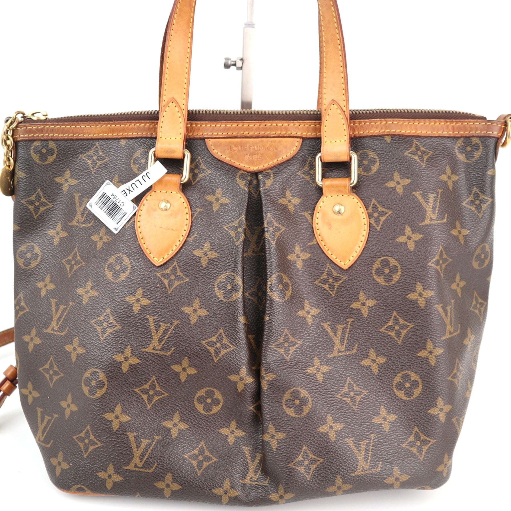 Louis Vuitton Monogram Canvas Palermo PM Shoulder Bag C1764 | Pre-Owned Very Good Brown Monogram Canvas