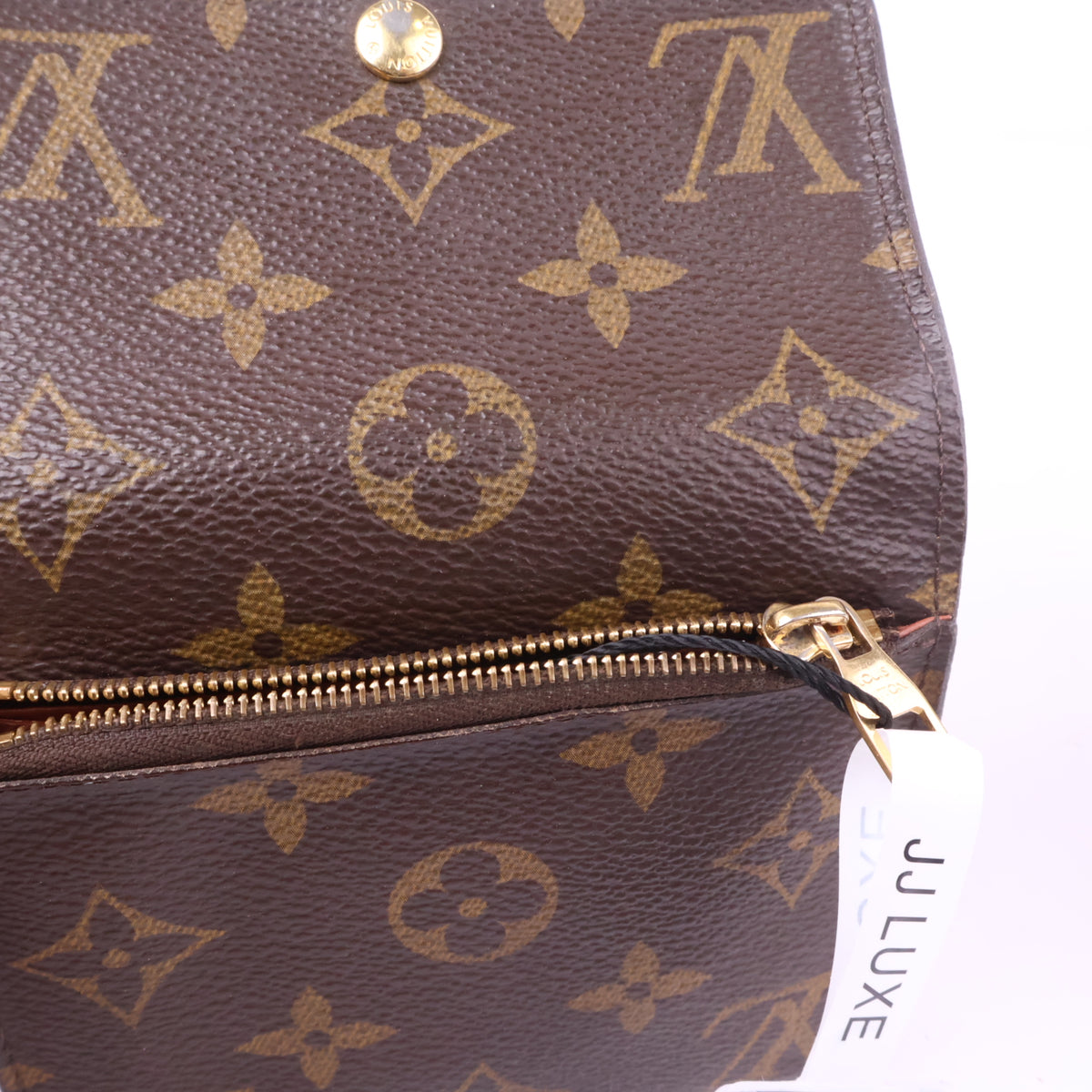 J2798 Louis Vuitton Wallet Anais | Pre-Owned Like New Brown Monogram canvas
