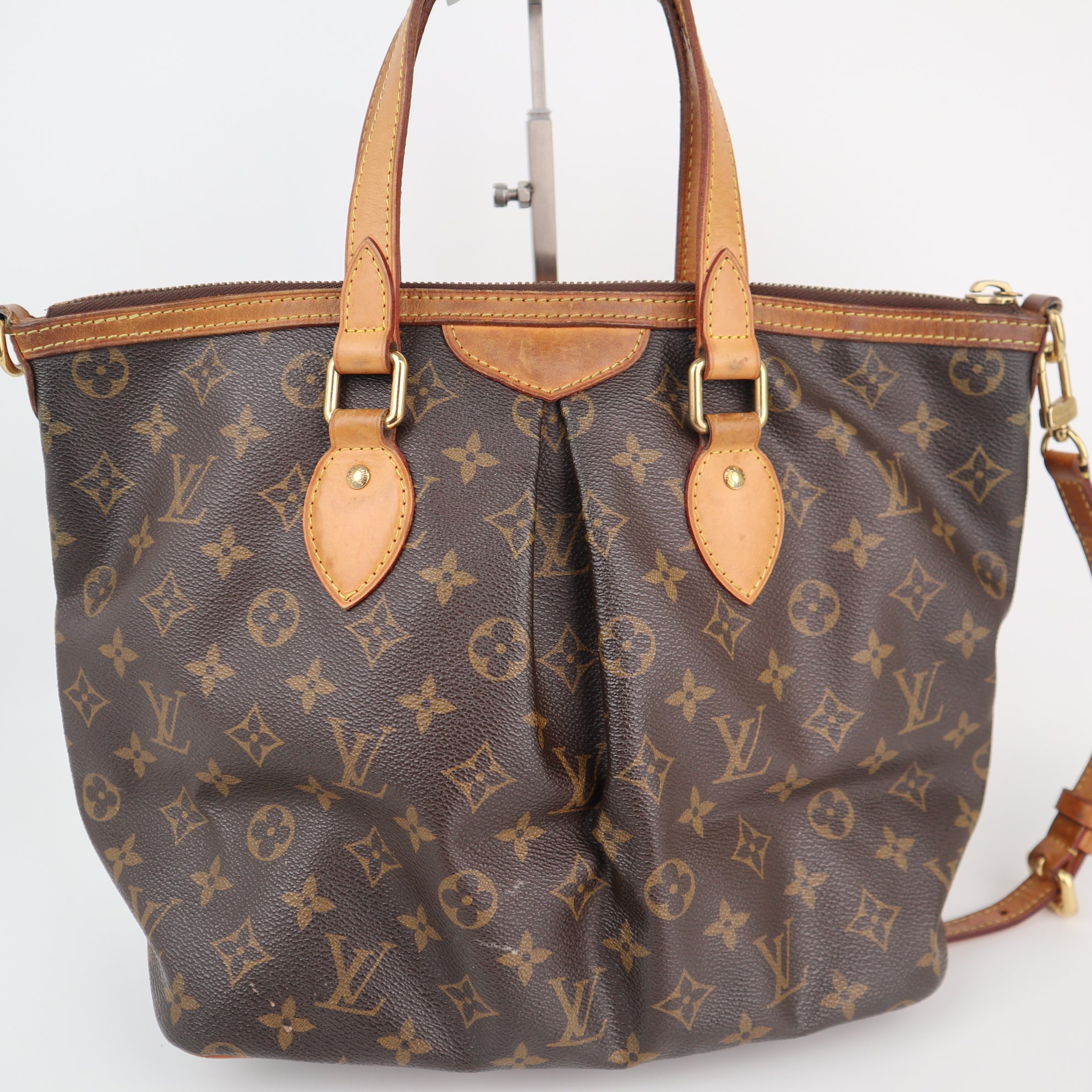 Louis Vuitton Monogram Canvas Palermo PM Shoulder Bag C1764 | Pre-Owned Very Good Brown Monogram Canvas