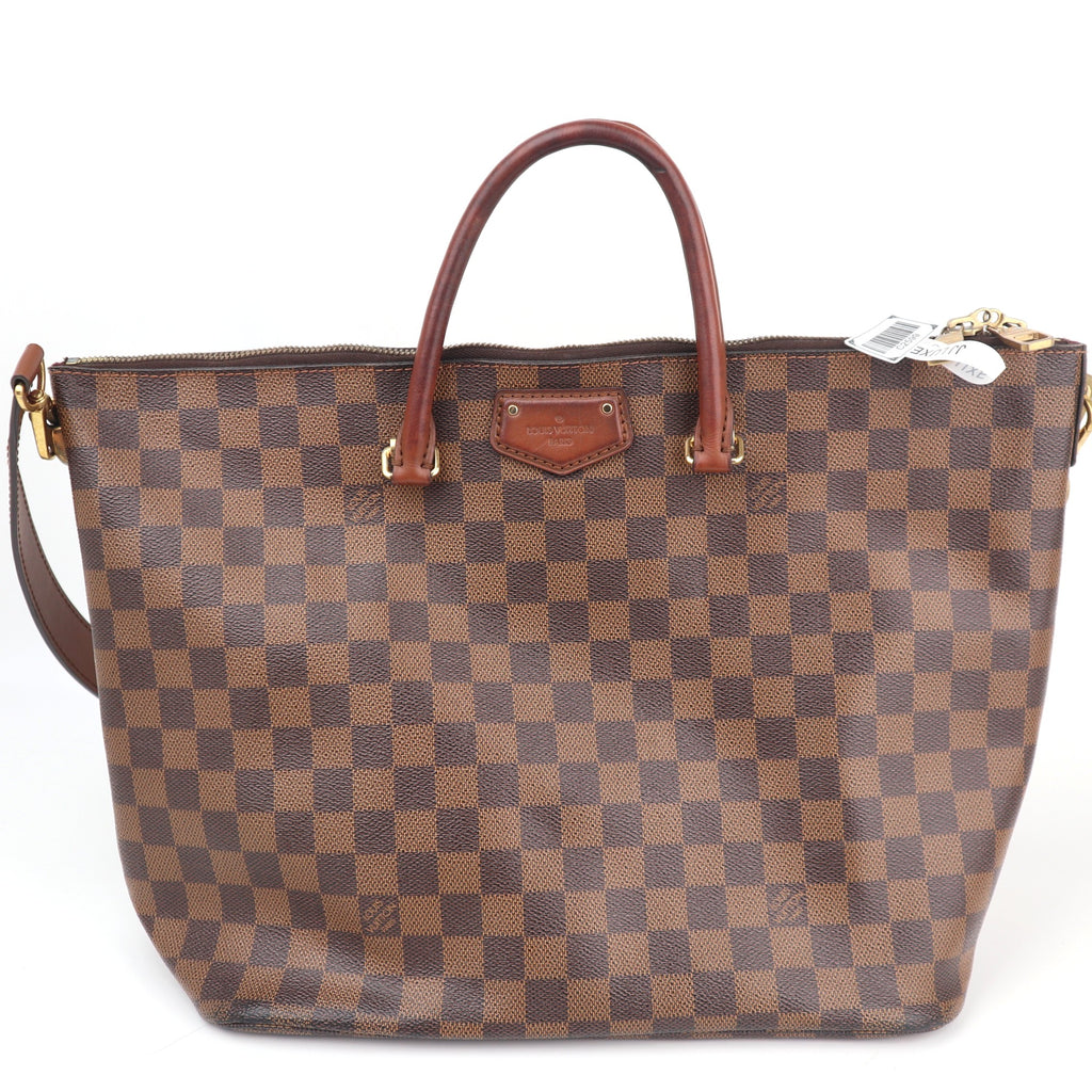 C2599 Louis Vuitton Shoulder Bag Belmont Damier Ebene | Pre-Owned Very Good Brown Damier Ebene Canvas