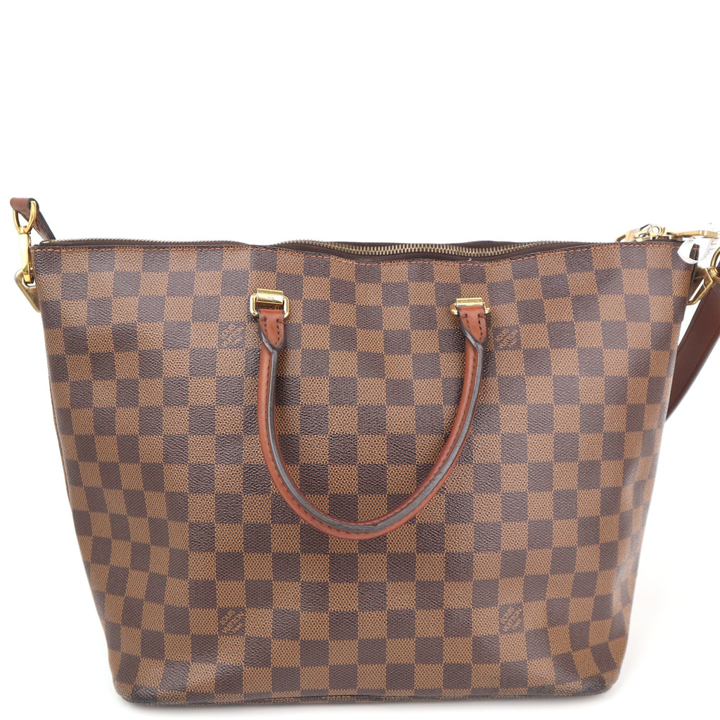 C2599 Louis Vuitton Shoulder Bag Belmont Damier Ebene | Pre-Owned Very Good Brown Damier Ebene Canvas