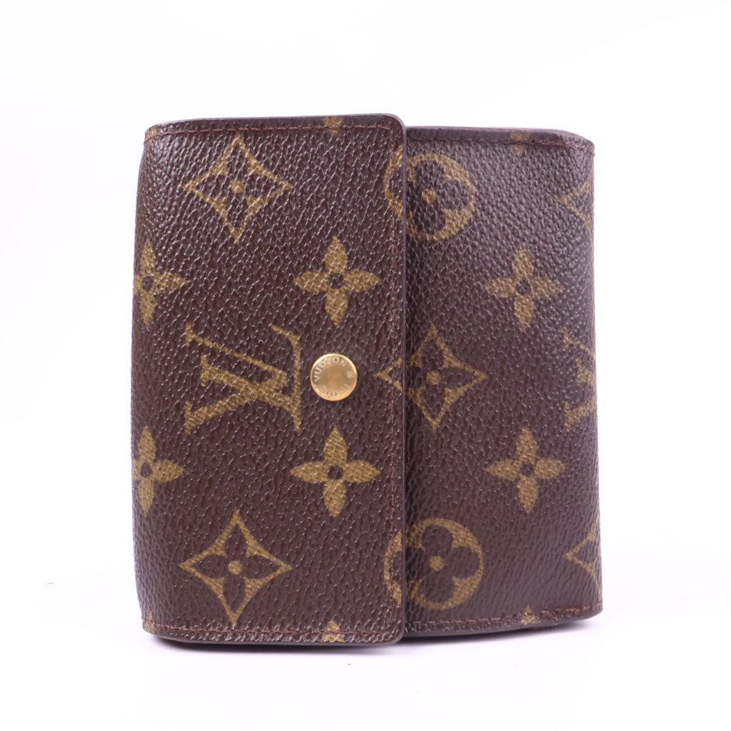J2792 Louis Vuitton Wallet Compact Trifold | Pre-Owned Like New Brown Monogram canvas