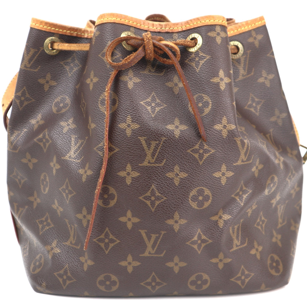 C2600 Louis Vuitton Bucket Bag Monogram Petit Noé bucket bag | Pre-Owned Very Good Brown Monogram Canvas