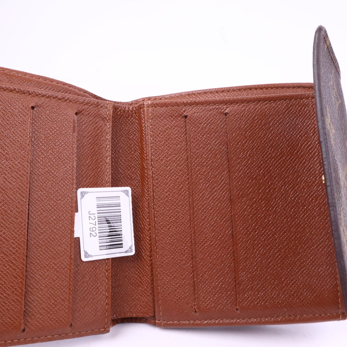 J2792 Louis Vuitton Wallet Compact Trifold | Pre-Owned Like New Brown Monogram canvas