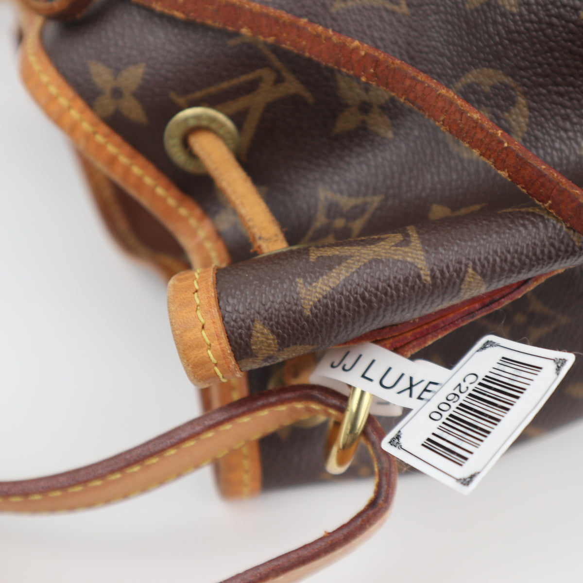 C2600 Louis Vuitton Bucket Bag Monogram Petit Noé bucket bag | Pre-Owned Very Good Brown Monogram Canvas