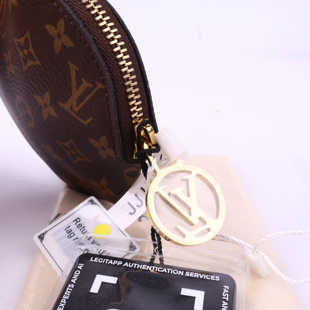 J2796 Louis Vuitton Coin Purse Round Coin Purse | New