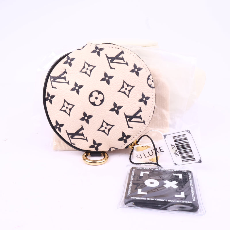 J2795 Louis Vuitton Coin Purse Round Coin Purse | New
