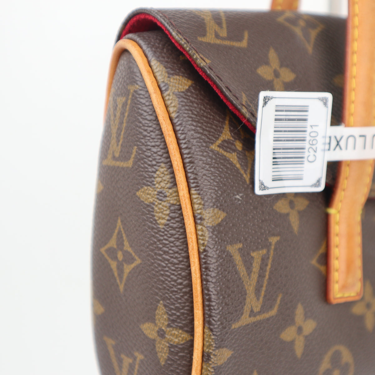 C2601 Louis Vuitton Shoulder Bag Monogram Sonatine | Pre-Owned Very Good Brown Monogram Canvas