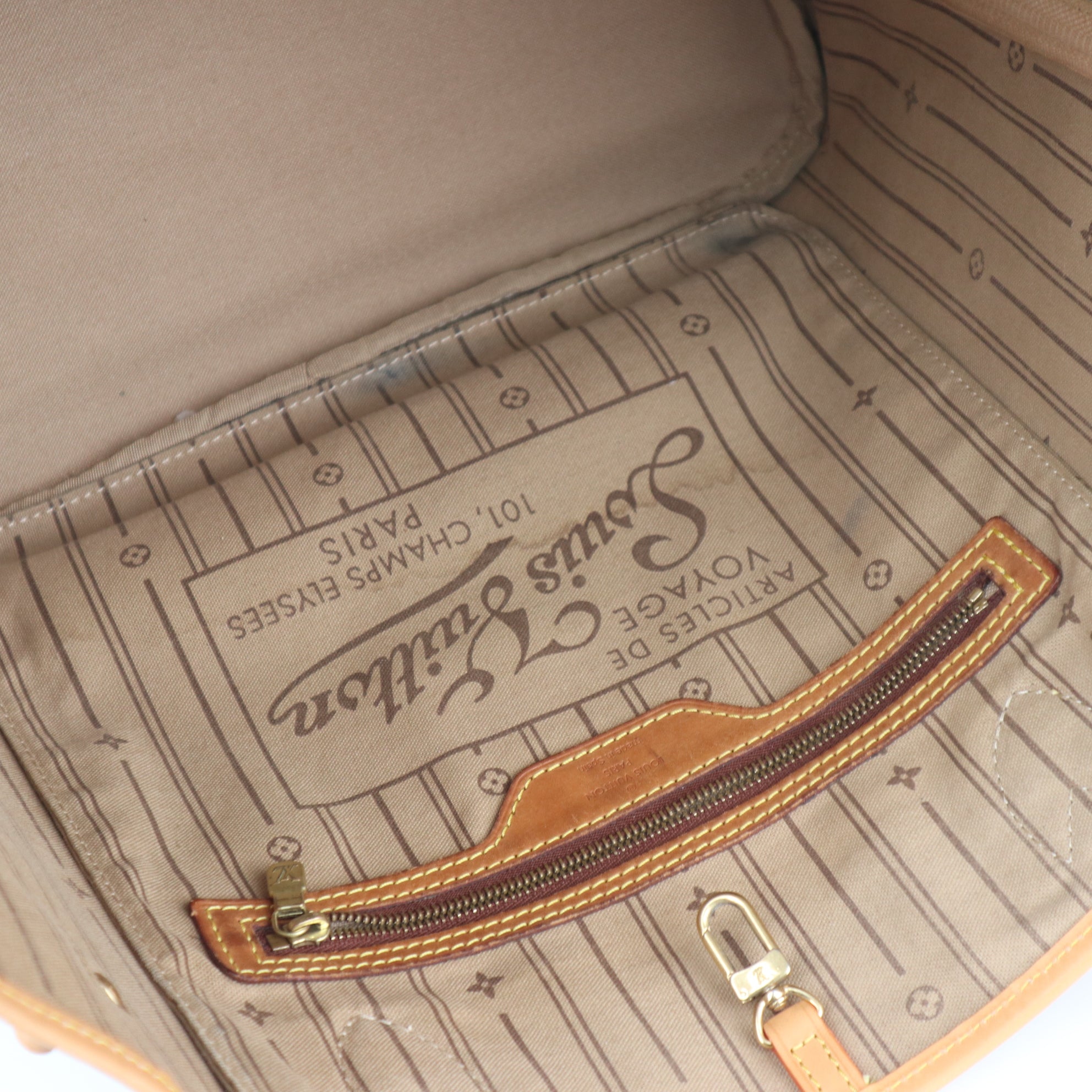 Louis Vuitton Monogram Neverfull MM Tote Bag C1766R | Pre-Owned Excellent Brown Monogram Canvas