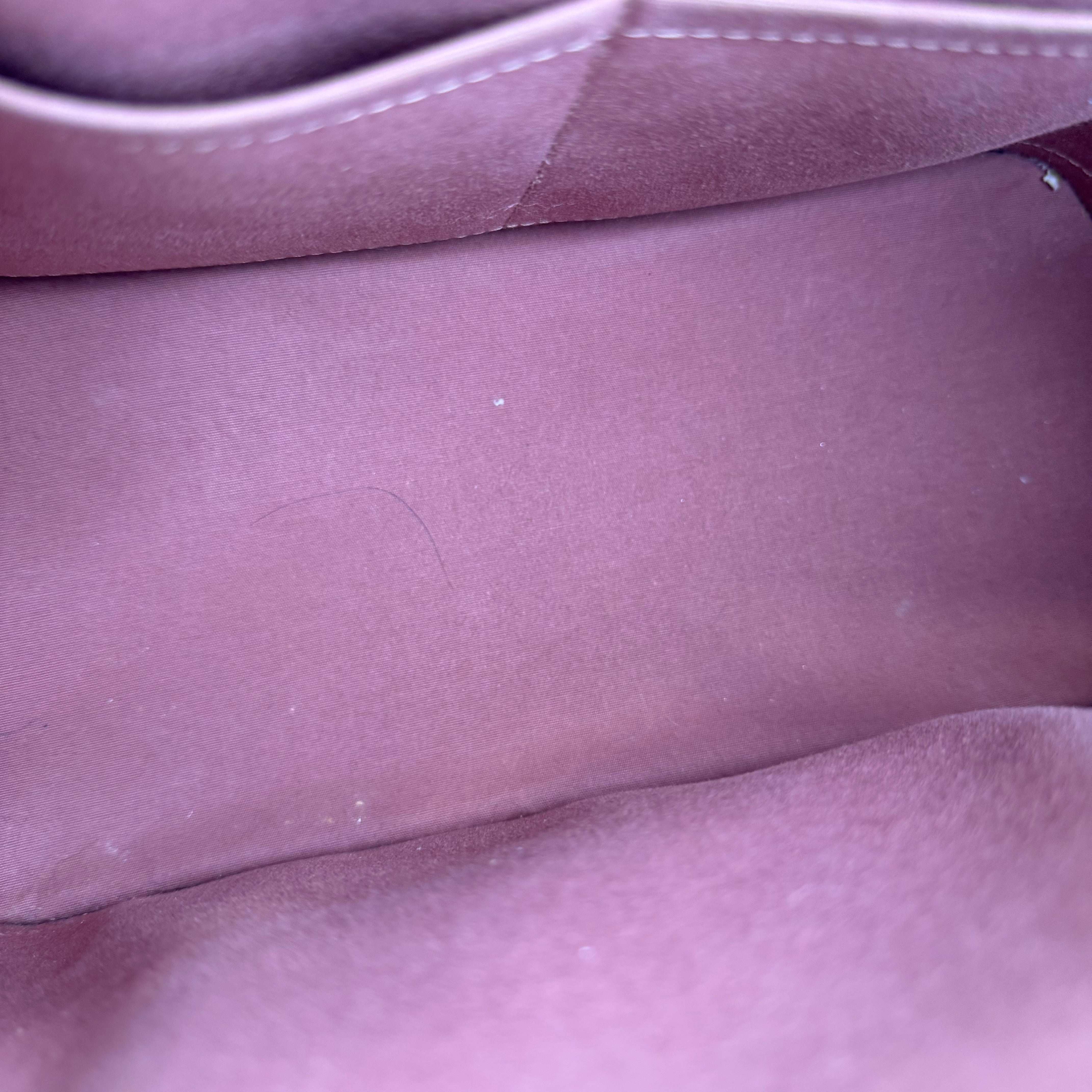 J1101 Louis Vuitton Brown Monogram Vernis Alma PM Bag- Pre Owned