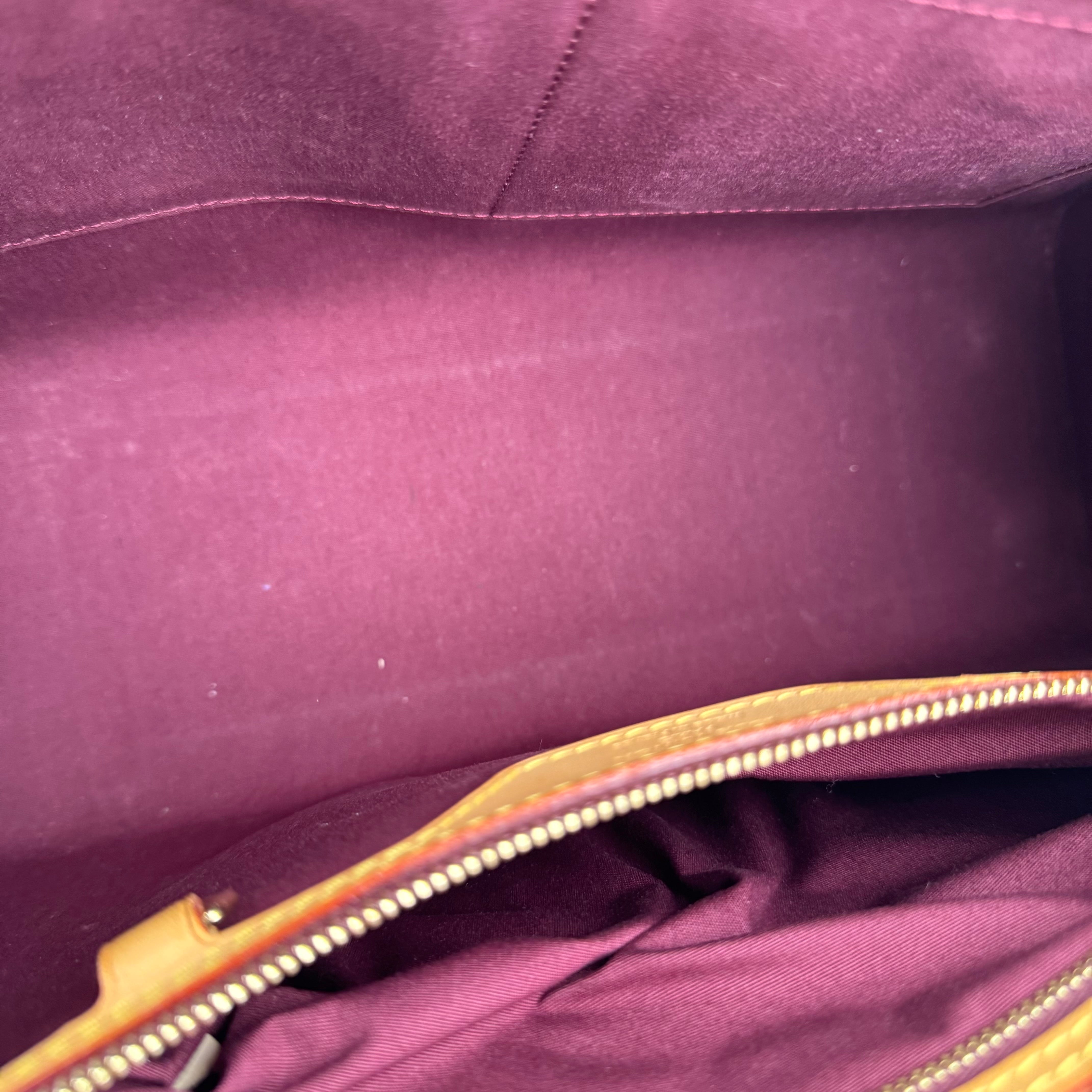J1096 Louis Vuitton Morado Monogram Vernis Brea Bag- Pre Owned
