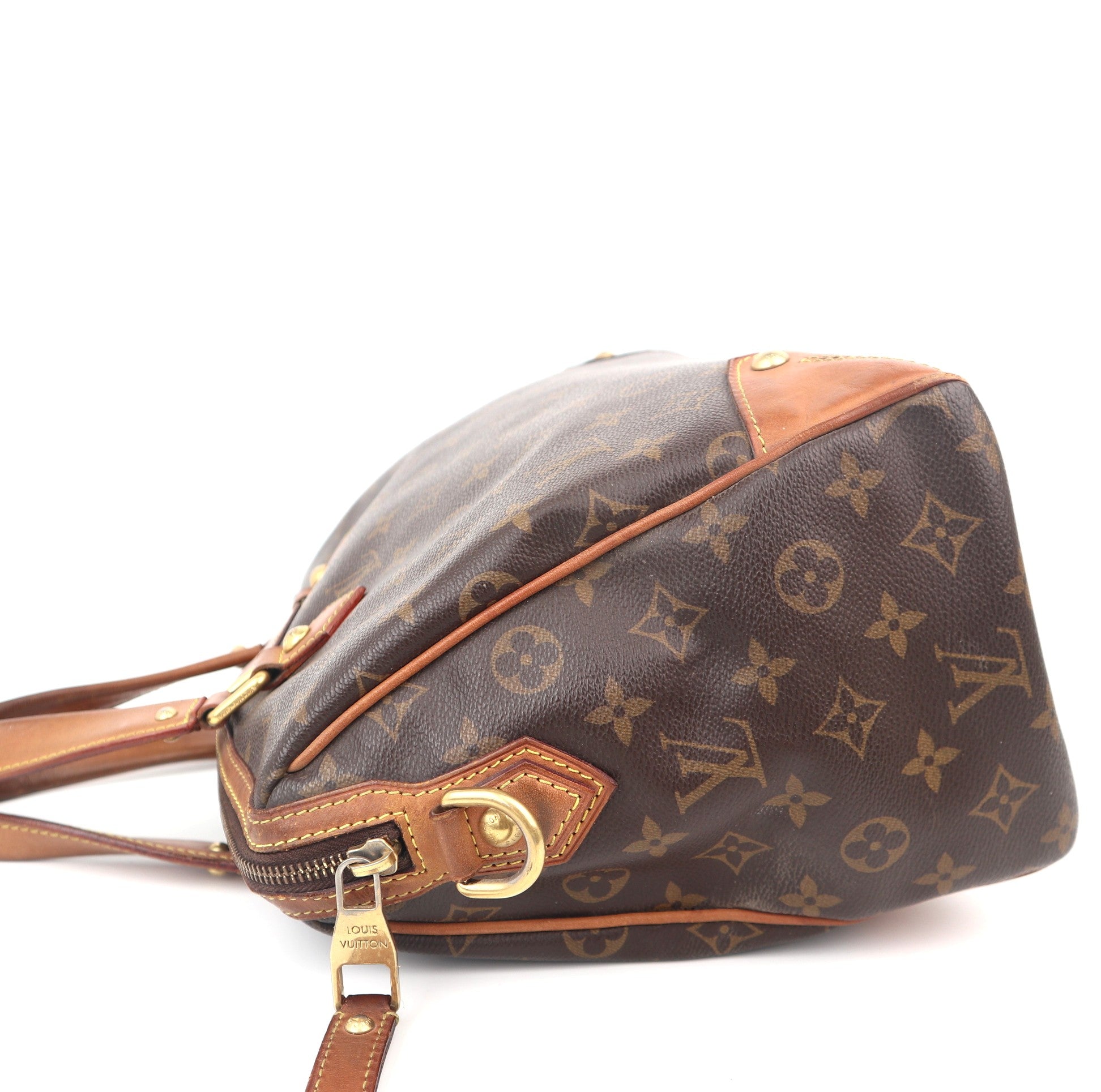 C1157 Louis Vuitton Retiro Shoulder Handbag Monogram Canvas Leather-Pre Owned