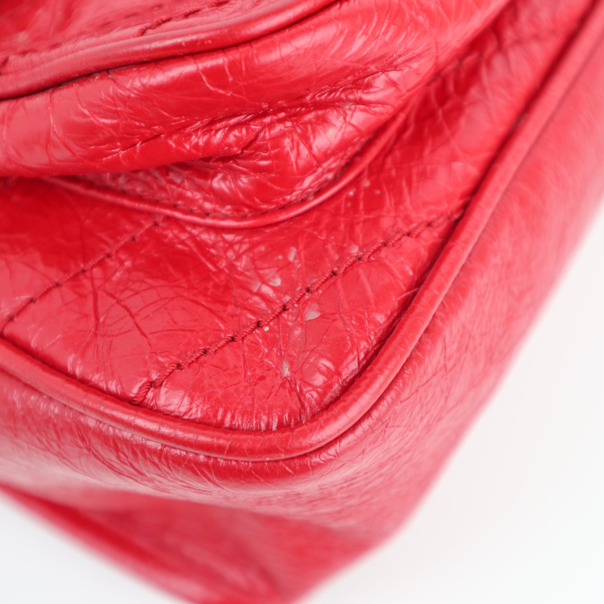 Saint Laurent Niki Medium Crinkled Vintage Leather Shoulder Bag C1768 | Pre-Owned Very Good Leather