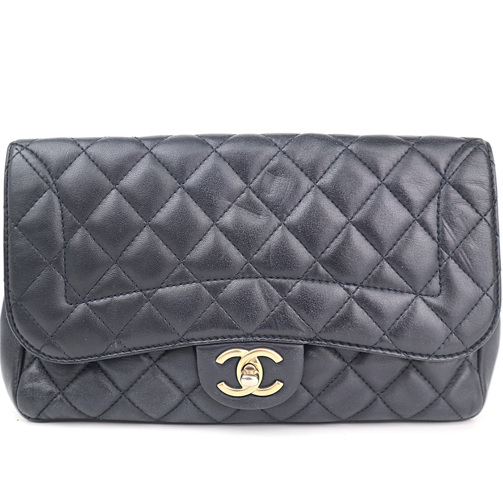 C2604 Chanel Shoulder Bag Mademoiselle Chic Flap Bag Medium | Pre-Owned Very Good