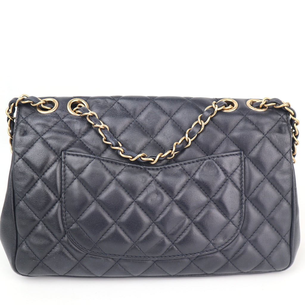C2604 Chanel Shoulder Bag Mademoiselle Chic Flap Bag Medium | Pre-Owned Very Good