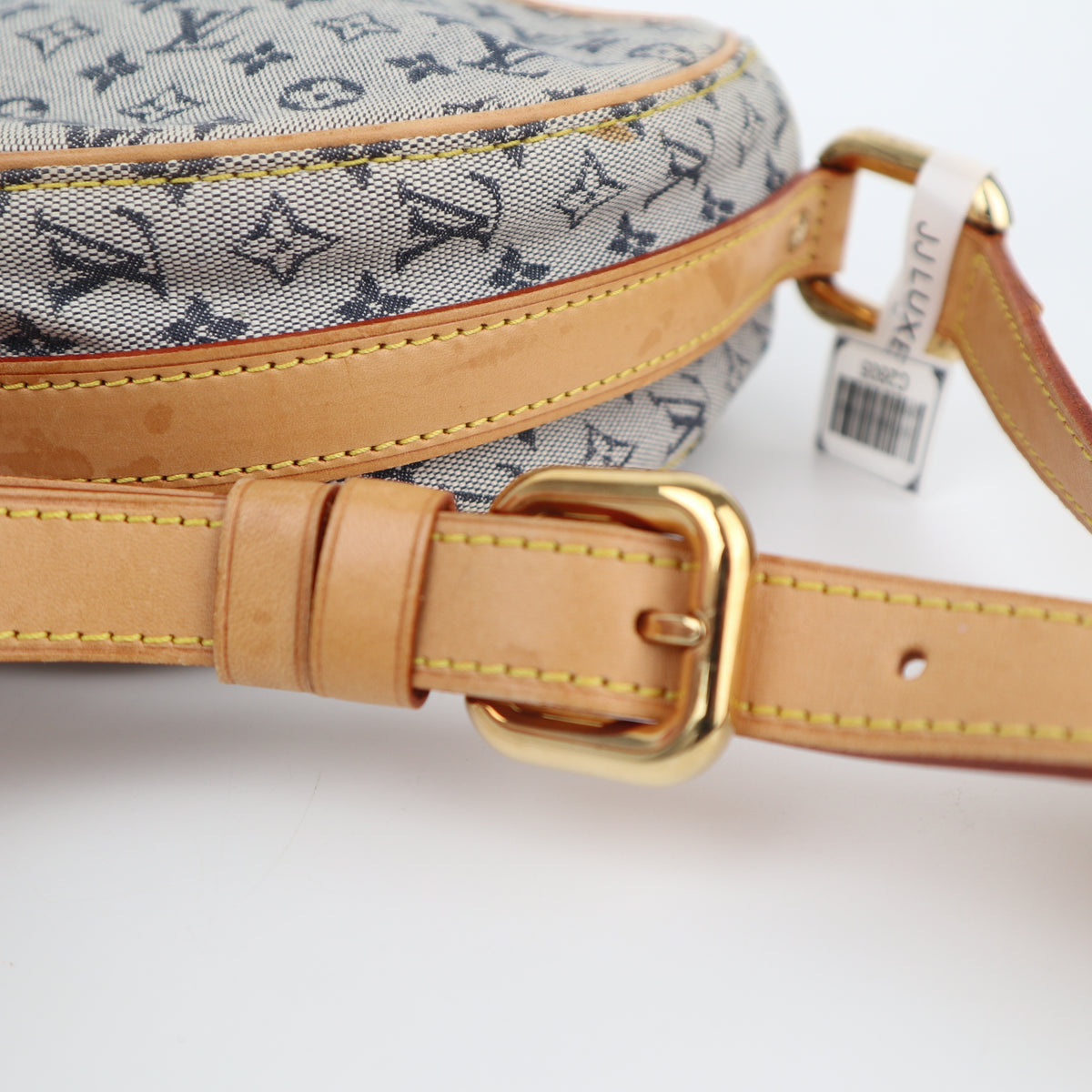 C2605 Louis Vuitton Crossbody Bag Monogram Mini Lin Jeanne | Pre-Owned Very Good Brown Monogram Canvas, Textile canvas