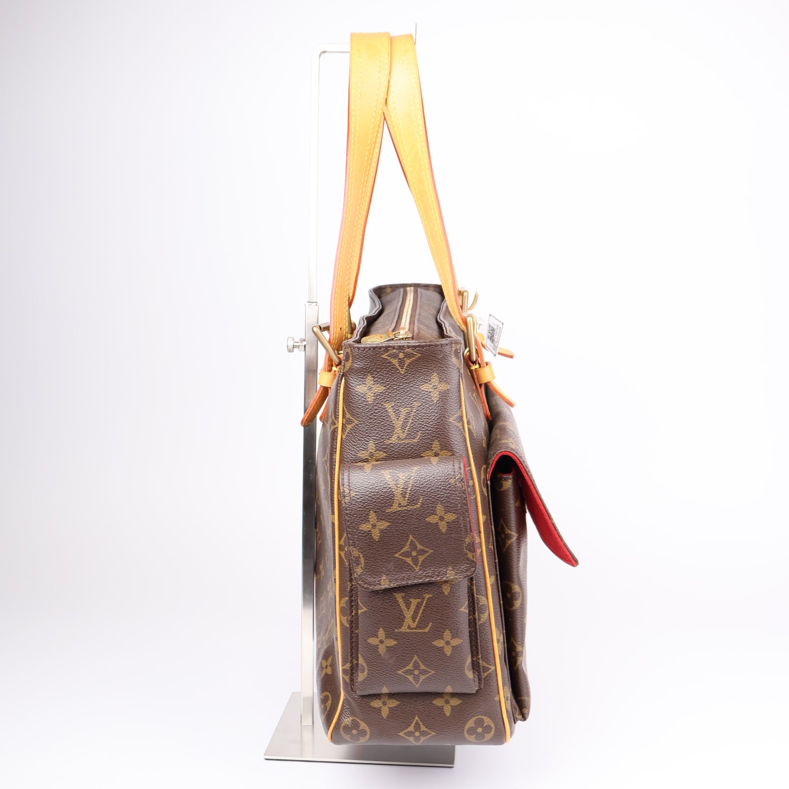 J1273-Louis Vuitton Monogram Multiplicite Tote Bag Brown- Pre Owned