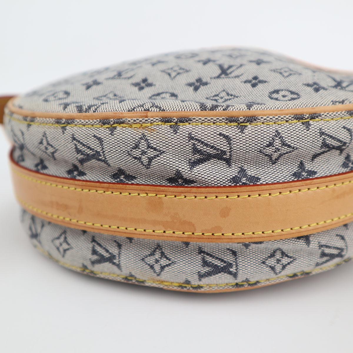 C2605 Louis Vuitton Crossbody Bag Monogram Mini Lin Jeanne | Pre-Owned Very Good Brown Monogram Canvas, Textile canvas