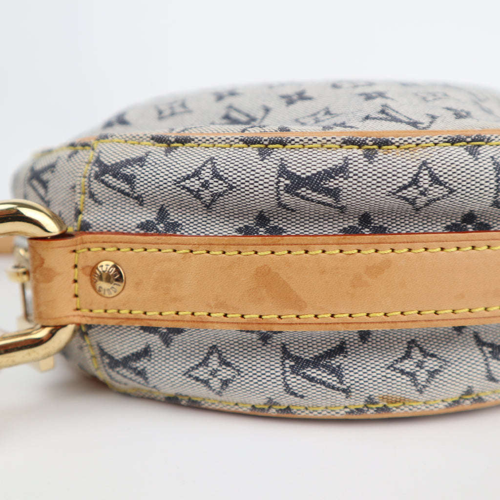 C2605 Louis Vuitton Crossbody Bag Monogram Mini Lin Jeanne | Pre-Owned Very Good Brown Monogram Canvas, Textile canvas