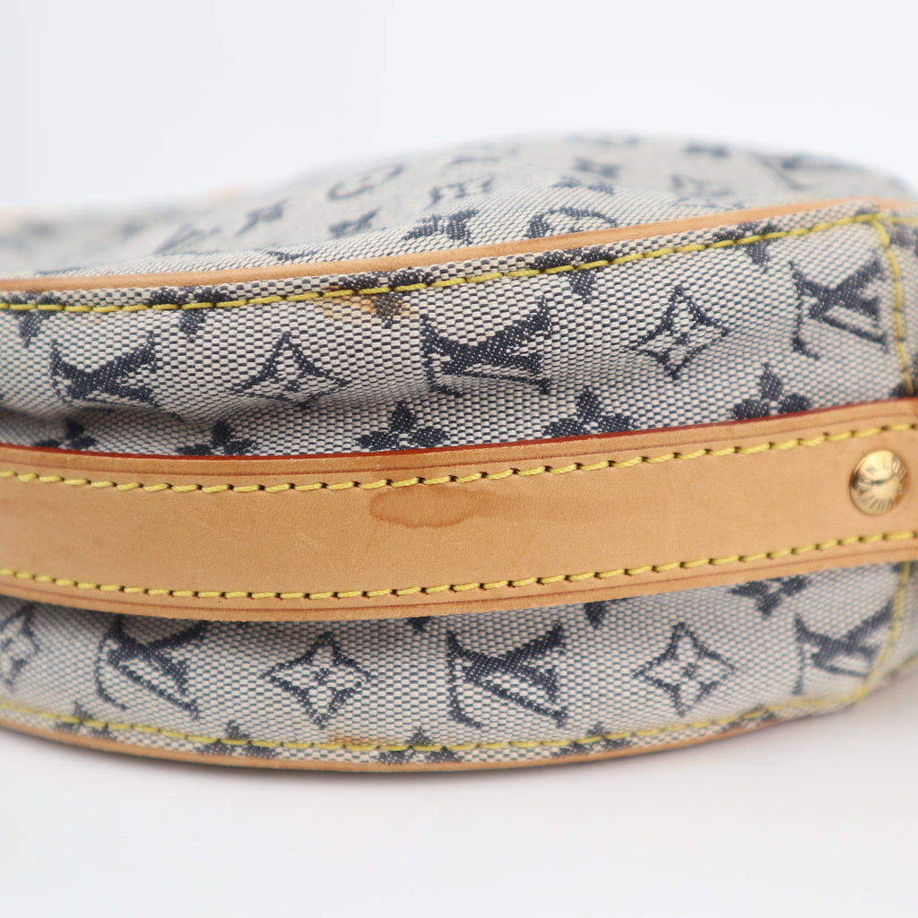 C2605 Louis Vuitton Crossbody Bag Monogram Mini Lin Jeanne | Pre-Owned Very Good Brown Monogram Canvas, Textile canvas