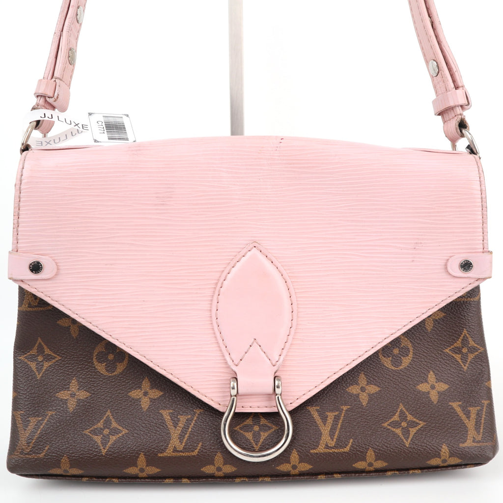 Louis Vuitton Monogram Rose Ballerine Epi Saint Michel Shoulder Bag C1771 | Pre-Owned Very Good Pink Monogram Canvas, Leather