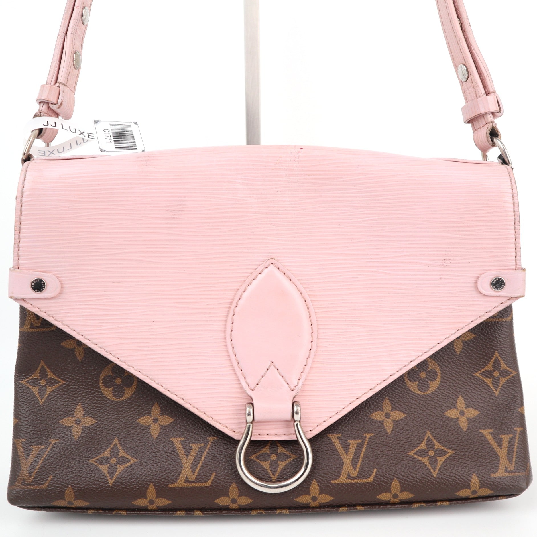 Louis Vuitton Monogram Rose Ballerine Epi Saint Michel Shoulder Bag C1771 | Pre-Owned Very Good Pink Monogram Canvas, Leather