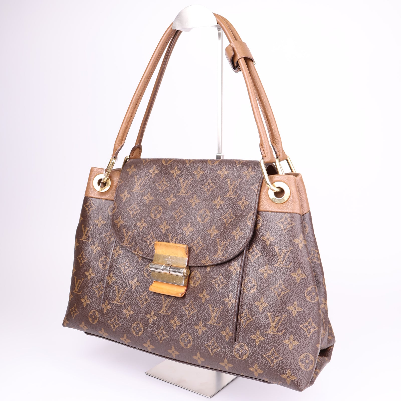 J1272-LOUIS VUITTON Camel Monogram Canvas Olympe Bag- Pre Owned