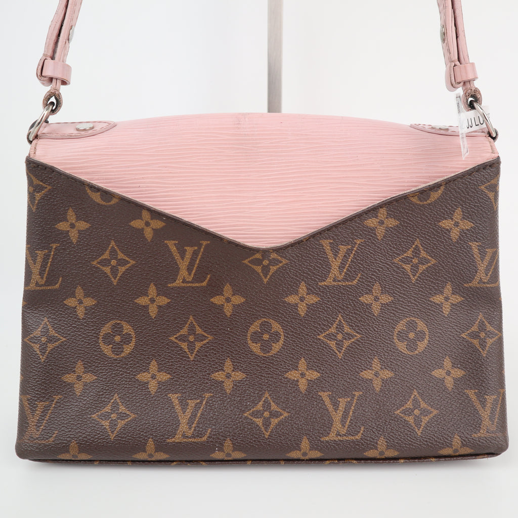 Louis Vuitton Monogram Rose Ballerine Epi Saint Michel Shoulder Bag C1771 | Pre-Owned Very Good Pink Monogram Canvas, Leather