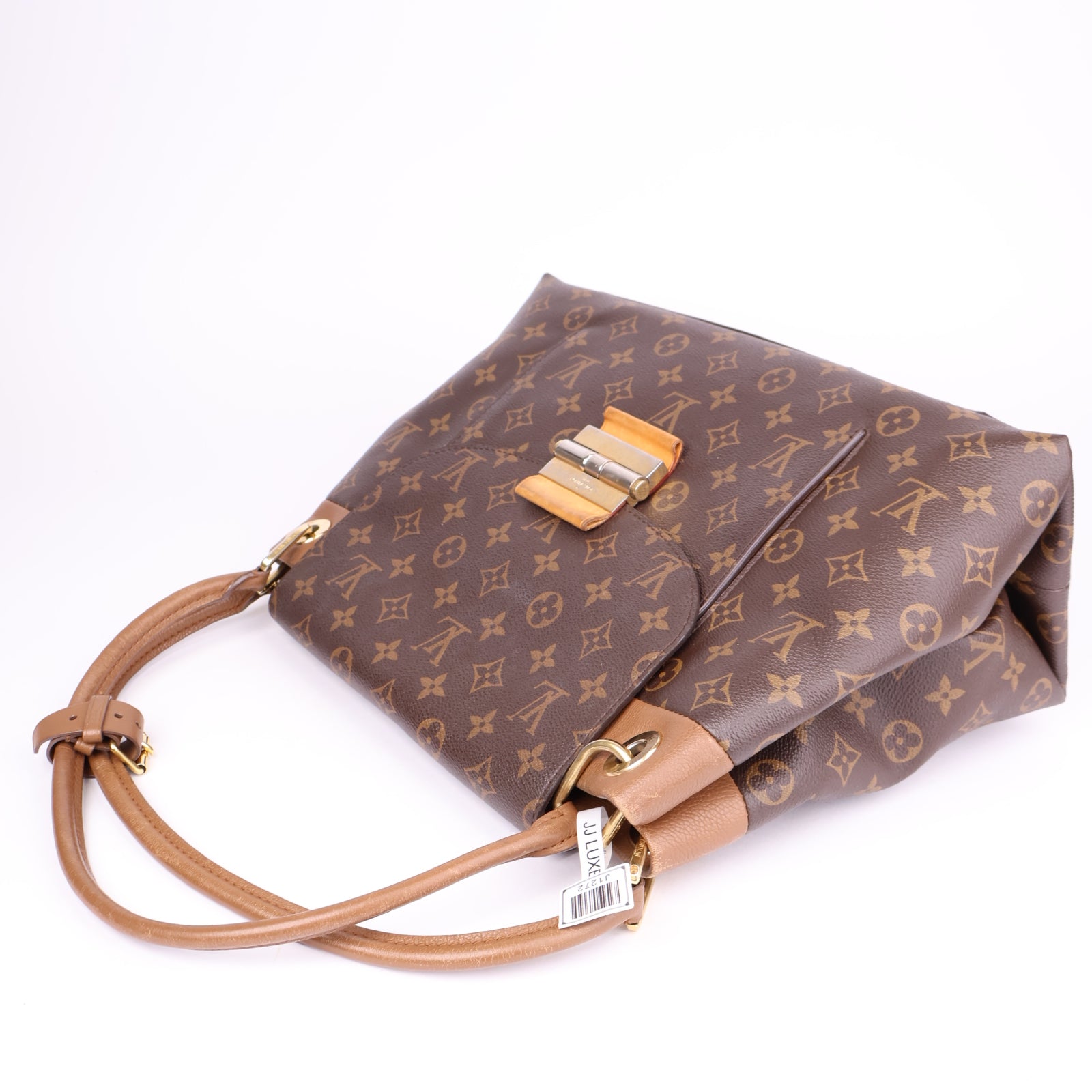 J1272-LOUIS VUITTON Camel Monogram Canvas Olympe Bag- Pre Owned