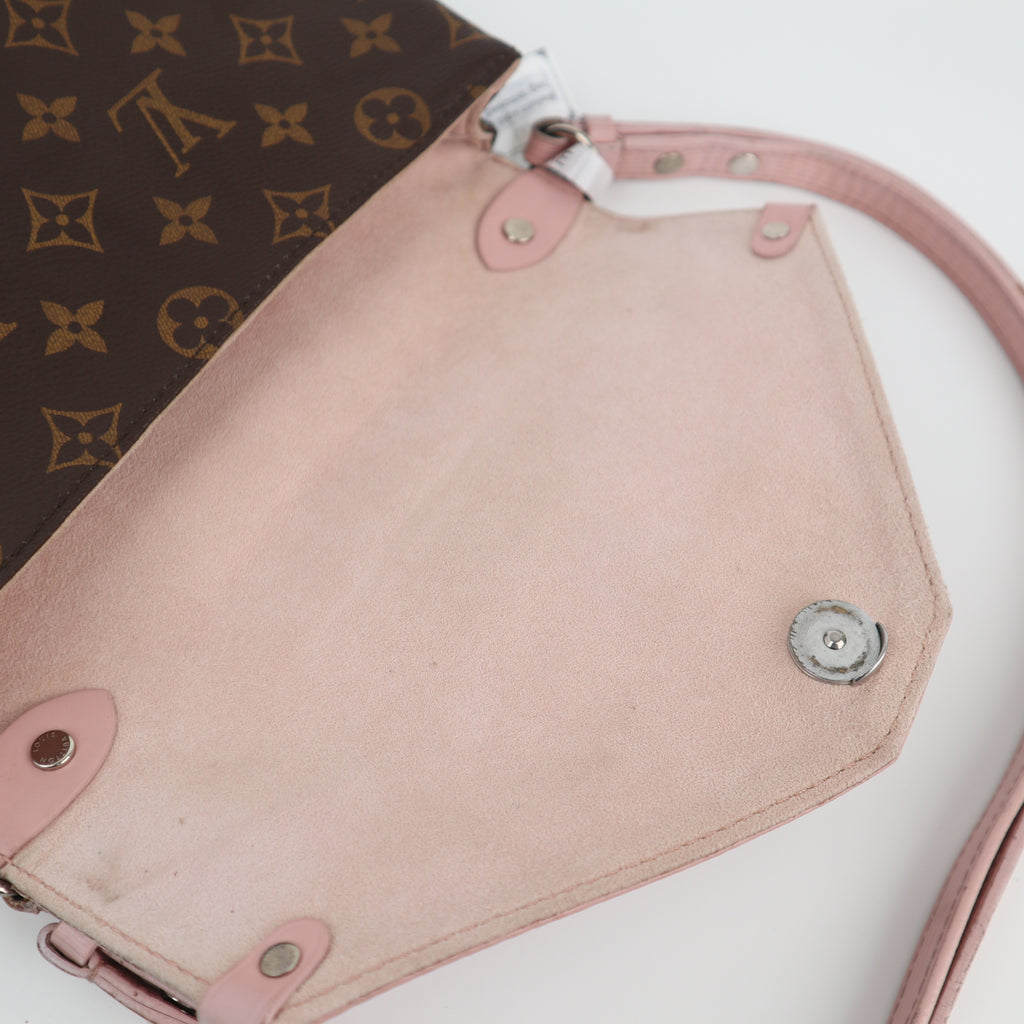 Louis Vuitton Monogram Rose Ballerine Epi Saint Michel Shoulder Bag C1771 | Pre-Owned Very Good Pink Monogram Canvas, Leather