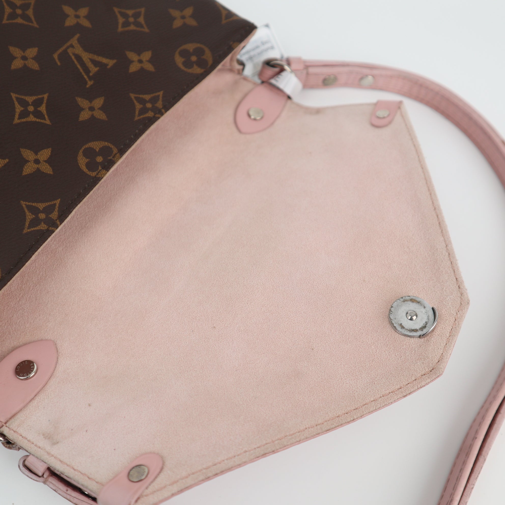 Louis Vuitton Monogram Rose Ballerine Epi Saint Michel Shoulder Bag C1771 | Pre-Owned Very Good Pink Monogram Canvas, Leather