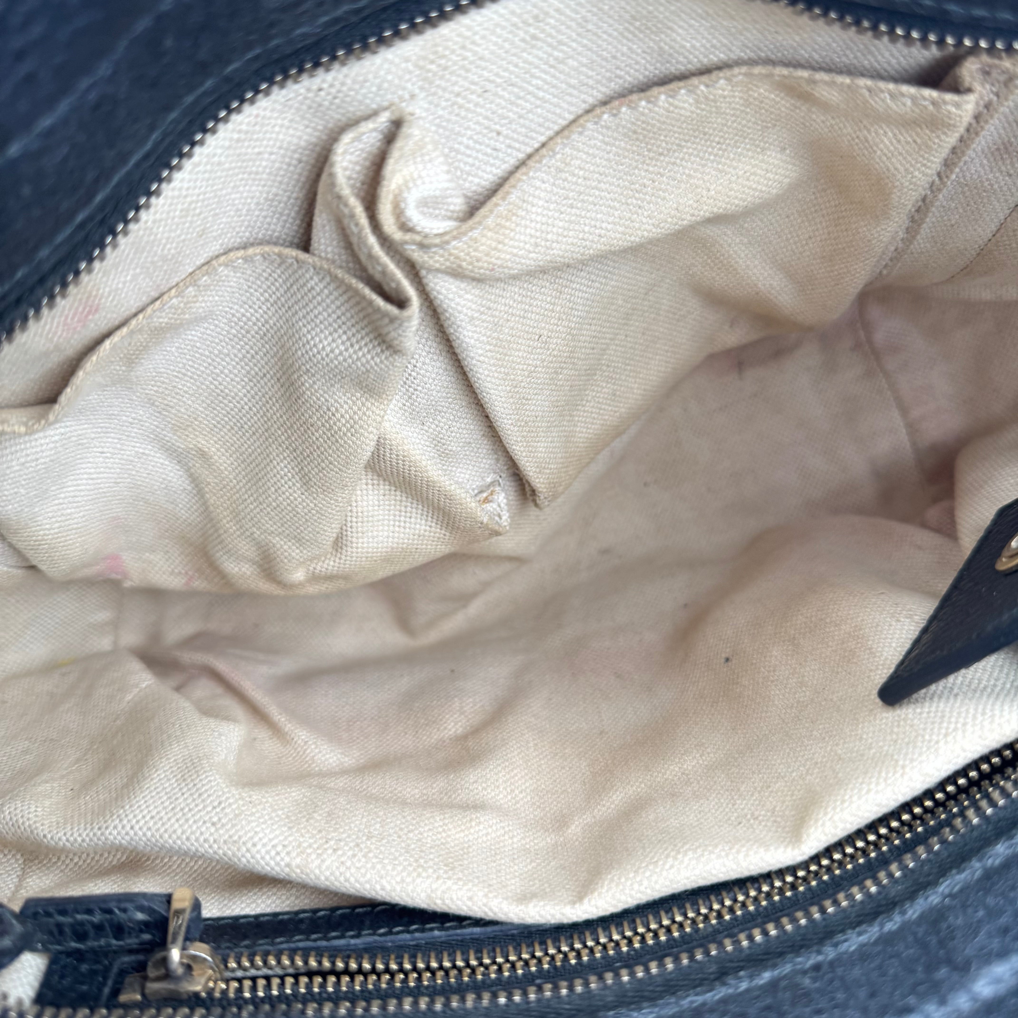 J1003 Gucci Mini Leather Swing Satchel- Pre Owned