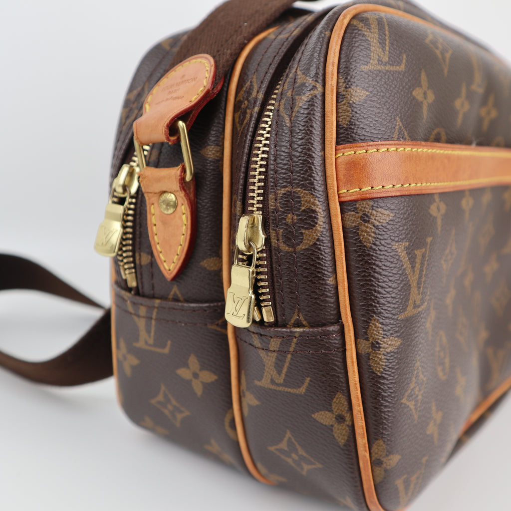 Louis Vuitton Monogram Canvas Reporter PM Shoulder Bag C1775 | Pre-Owned Very Good Brown Monogram Canvas