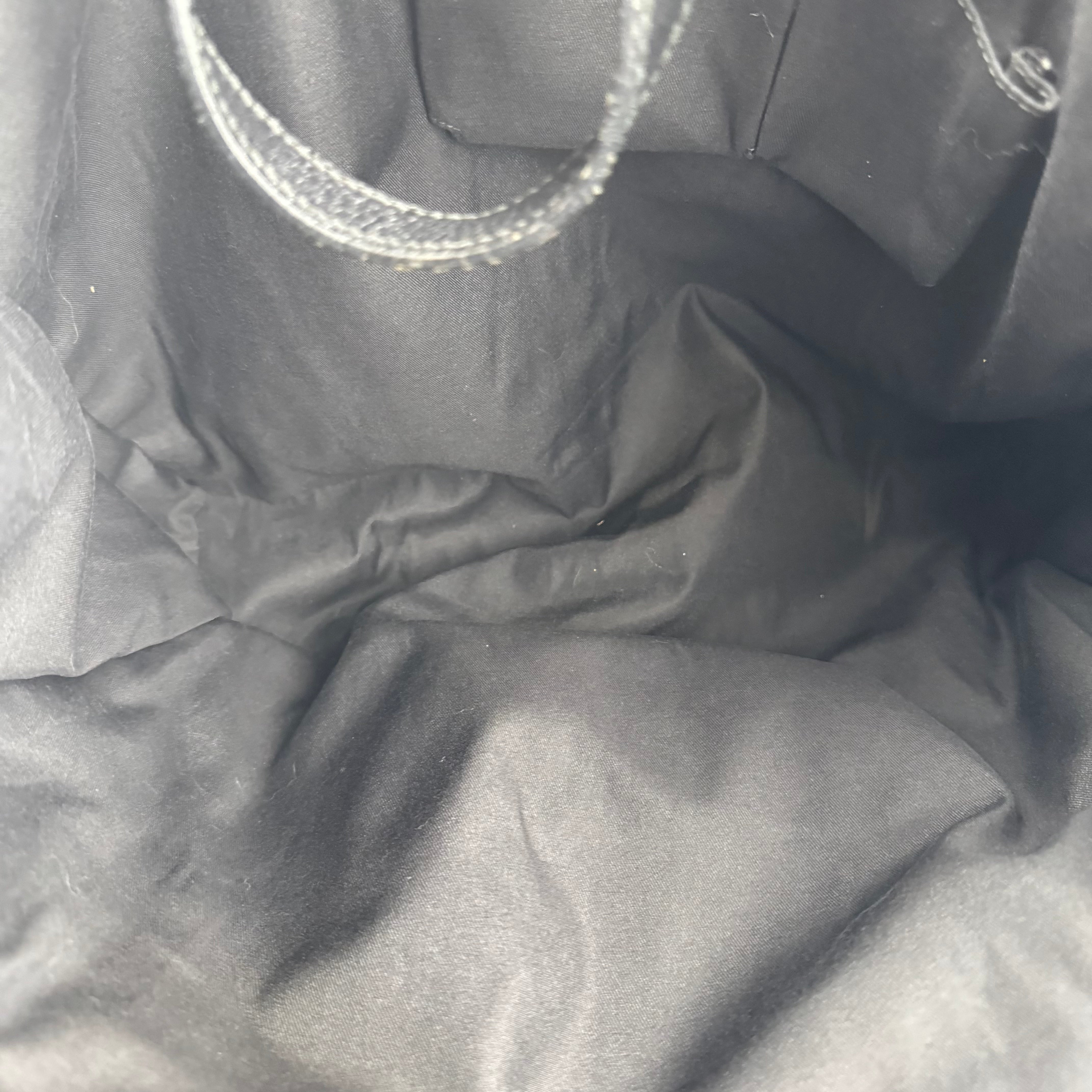 J1189 Gucci Black GG Nylon Web Tote Bag- Pre Owned