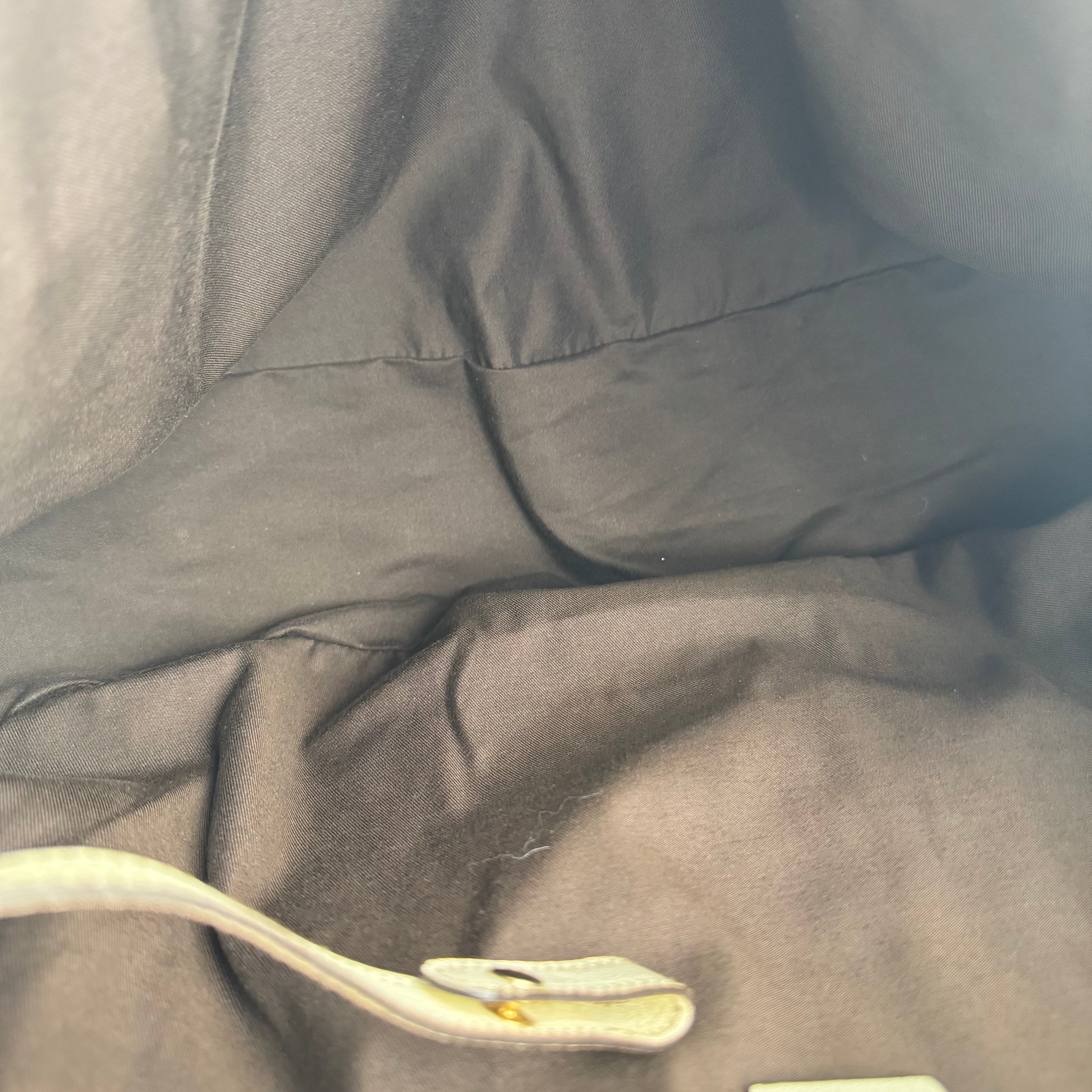 J1015 Gucci GG Canvas Pelham Leather Hobo Handbag- Pre Owned