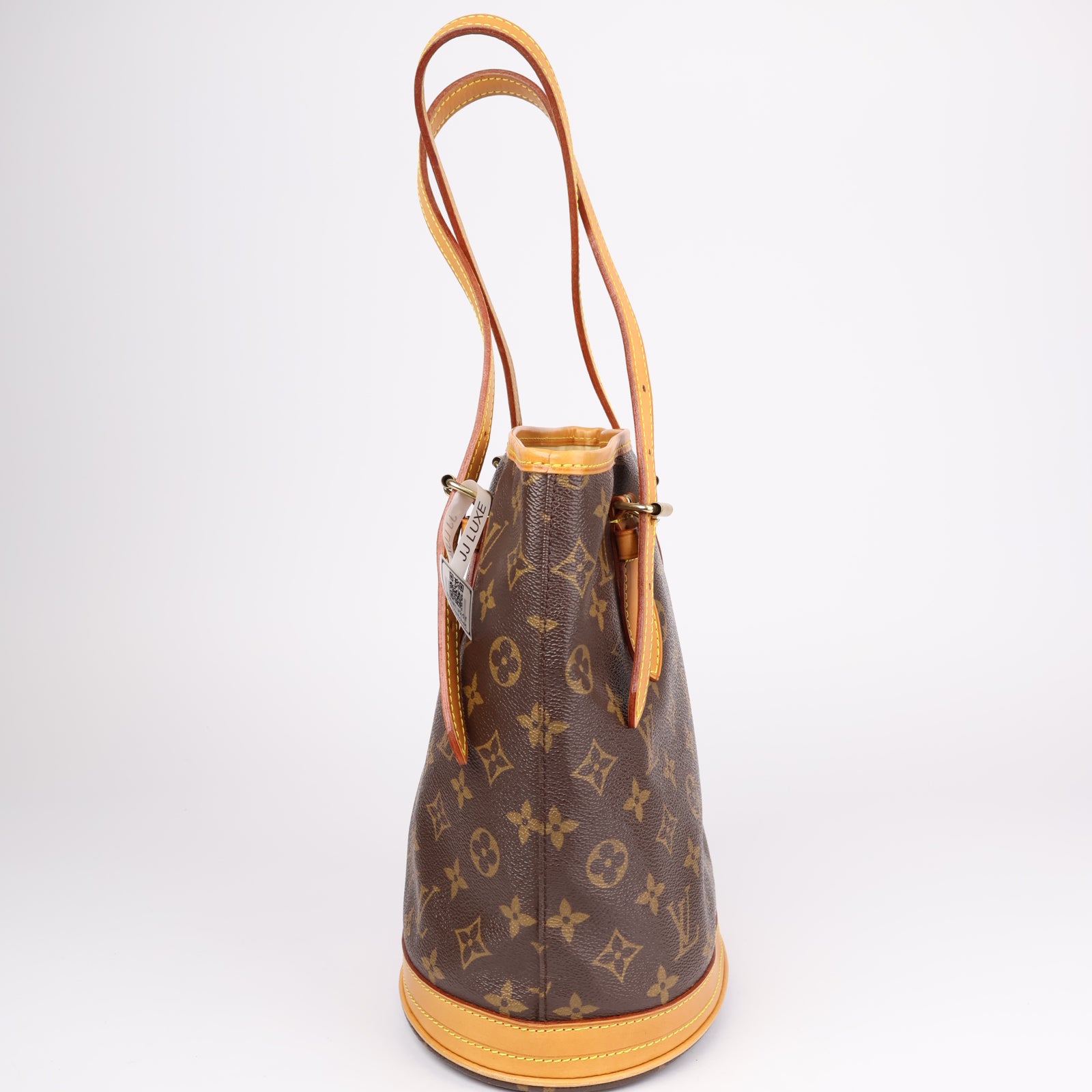 J1245-LOUIS VUITTON Monogram Canvas Petite Bucket Bag W/ Accessories Pouch- Pre Owned