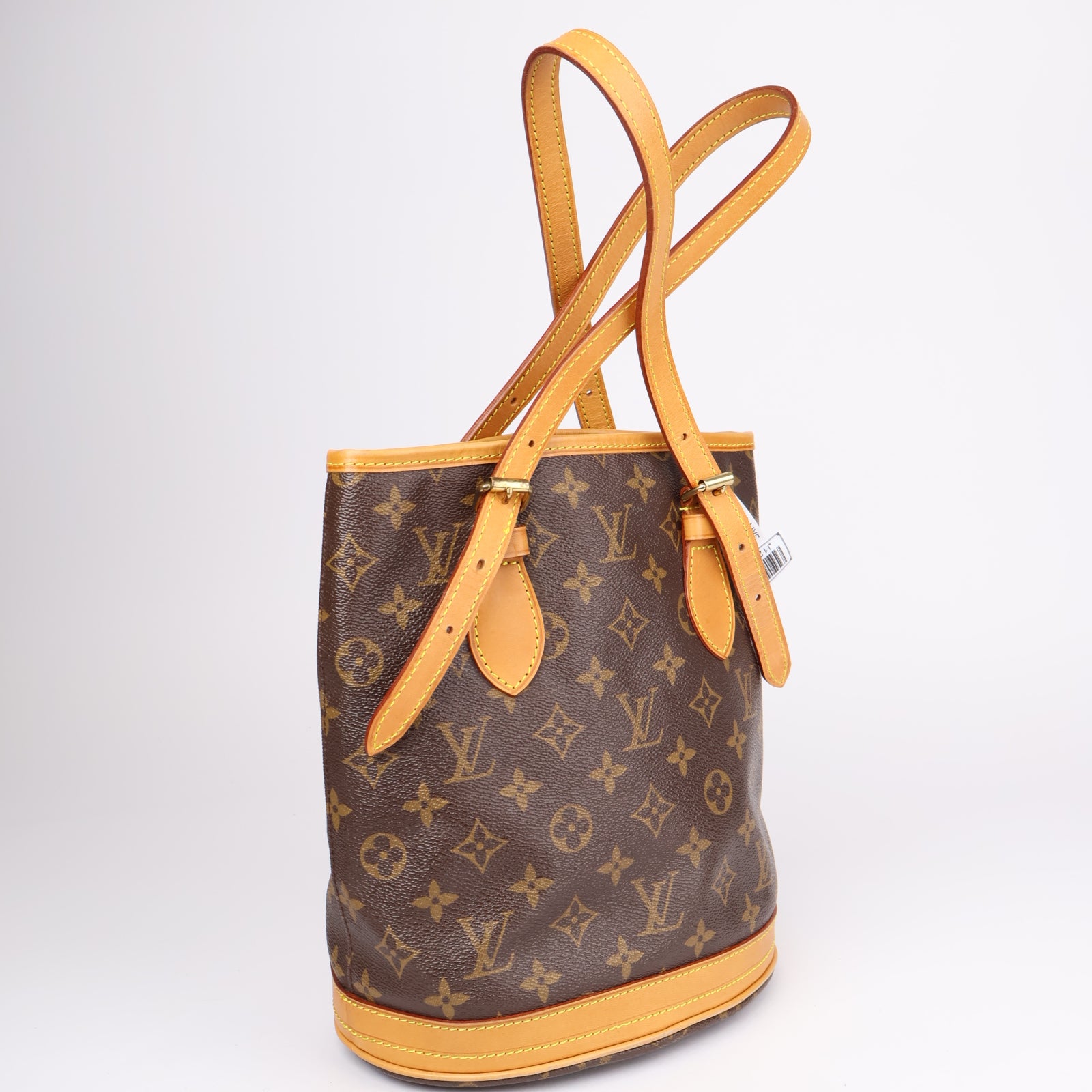 J1245-LOUIS VUITTON Monogram Canvas Petite Bucket Bag W/ Accessories Pouch- Pre Owned