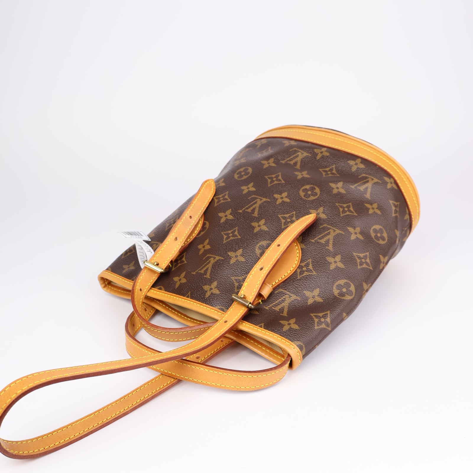 J1245-LOUIS VUITTON Monogram Canvas Petite Bucket Bag W/ Accessories Pouch- Pre Owned