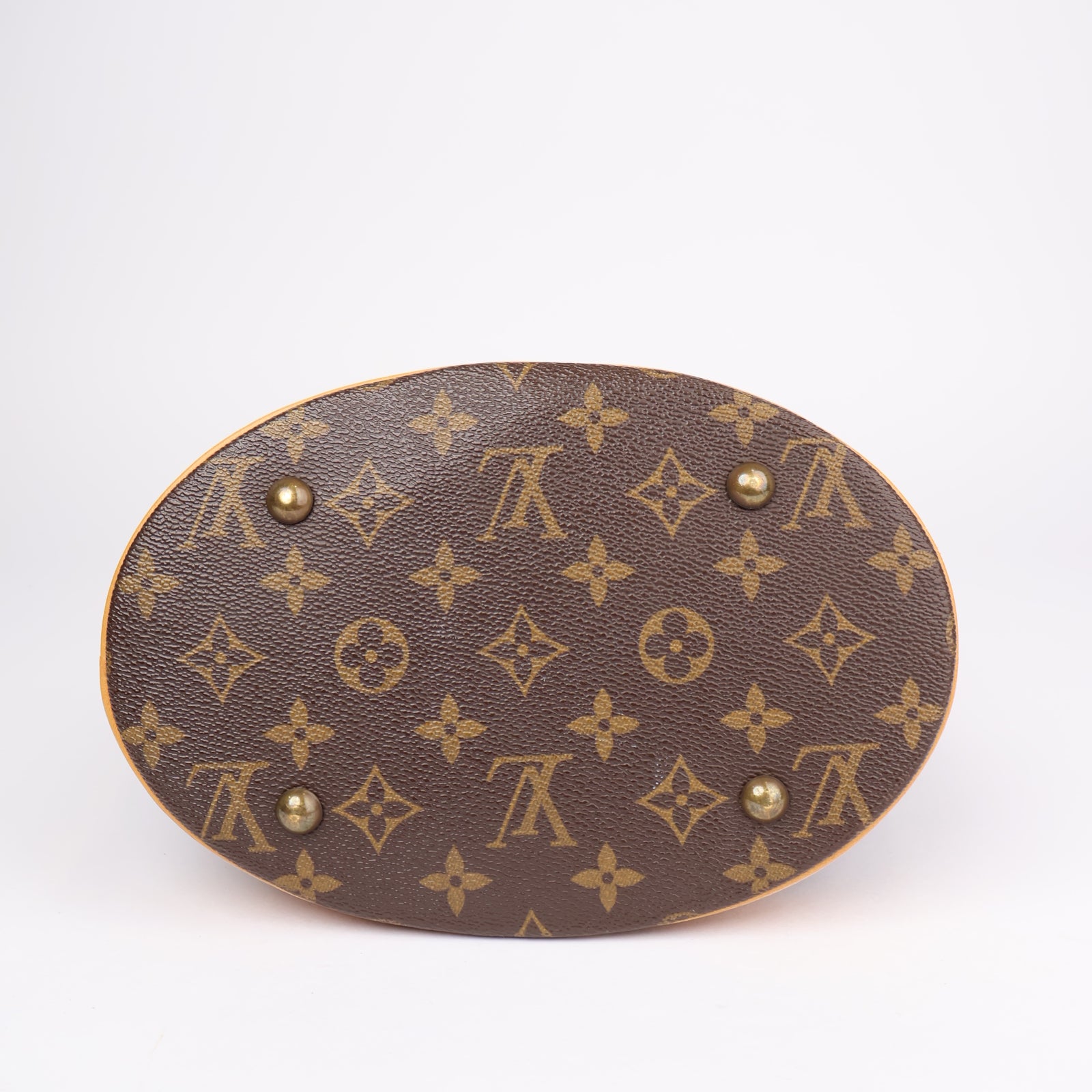 J1245-LOUIS VUITTON Monogram Canvas Petite Bucket Bag W/ Accessories Pouch- Pre Owned