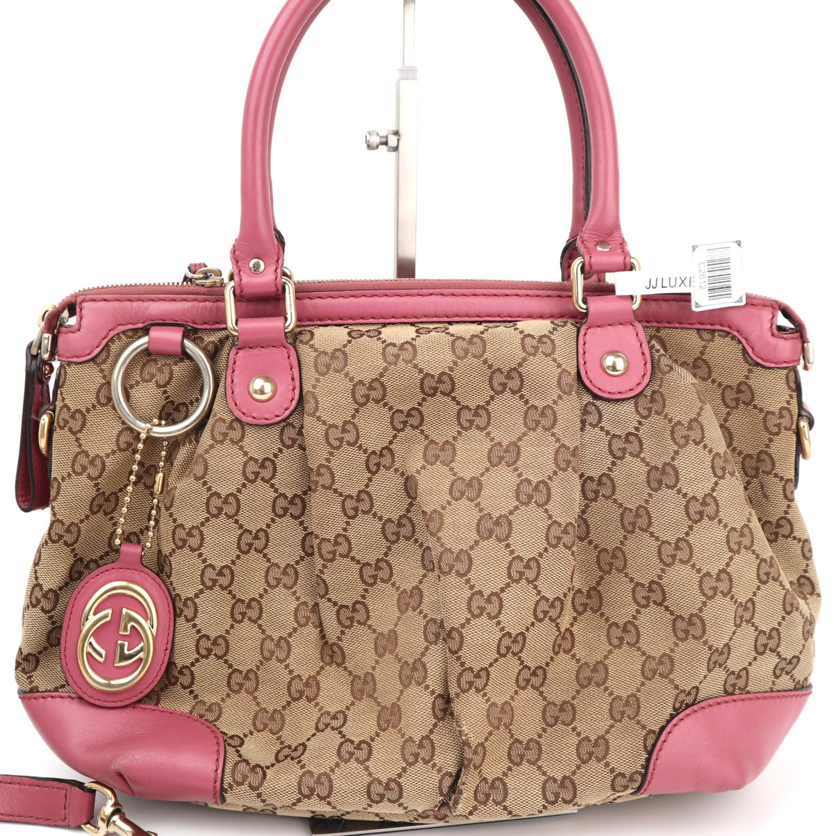 C2612 Gucci Tote Bag Sukey pink leather | Pre-Owned Very Good Pink Leather