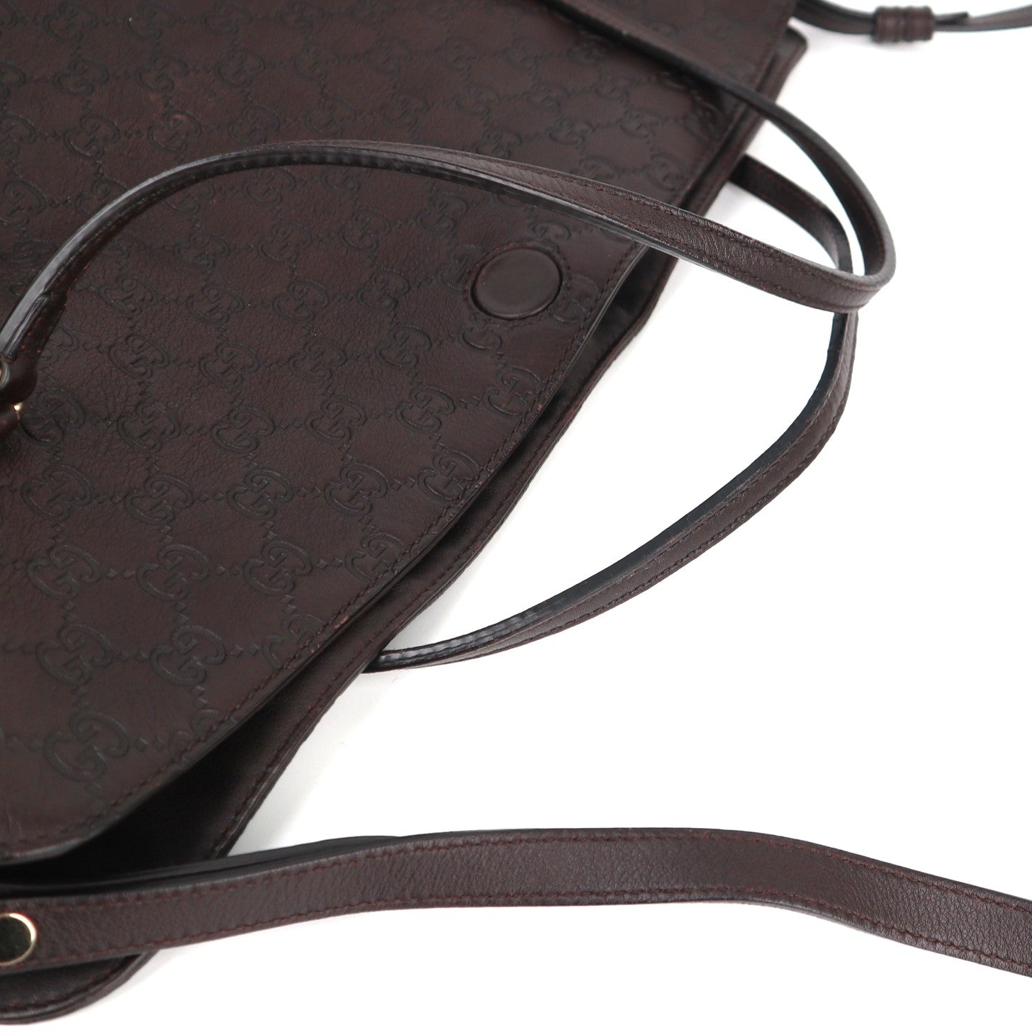 Gucci Bree Medium Guccissima Shoulder Bag C1777 | Pre-Owned Excellent Brown GG Leather