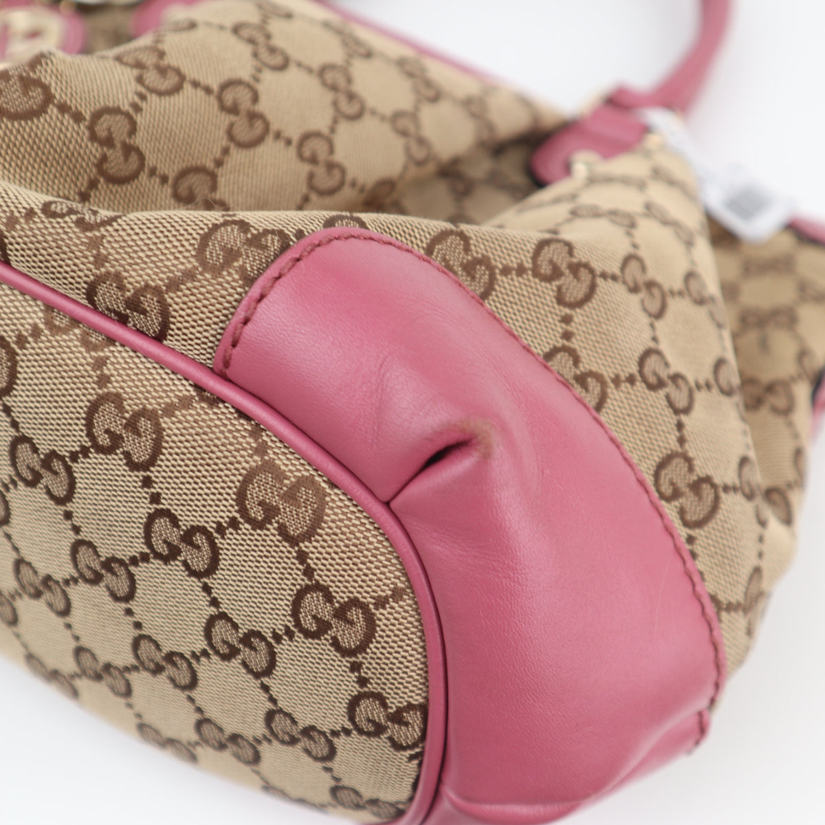 C2612 Gucci Tote Bag Sukey pink leather | Pre-Owned Very Good Pink Leather