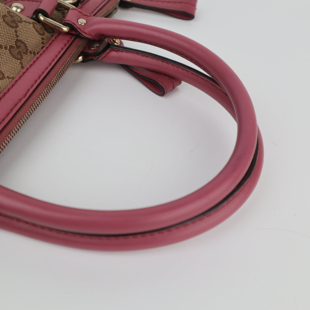 C2612 Gucci Tote Bag Sukey pink leather | Pre-Owned Very Good Pink Leather