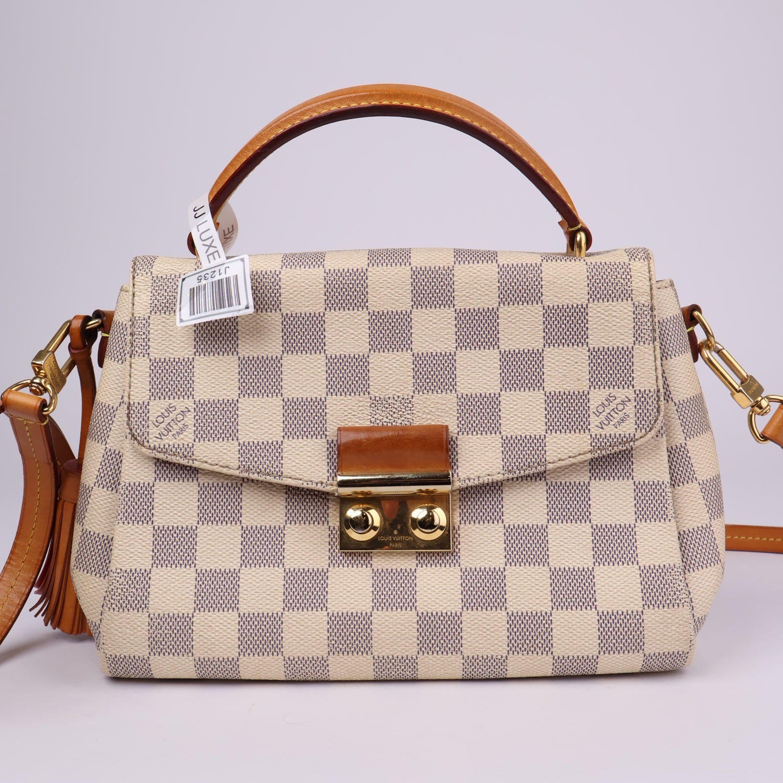 J1235-LOUIS VUITTON Croisette Damier Azur Canvas- Pre Owned