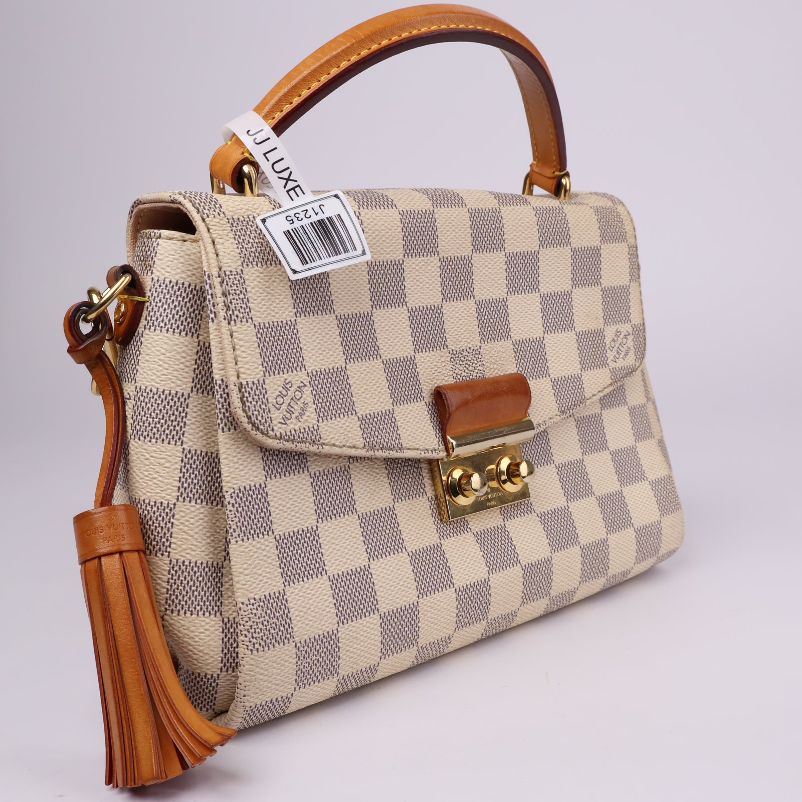 J1235-LOUIS VUITTON Croisette Damier Azur Canvas- Pre Owned